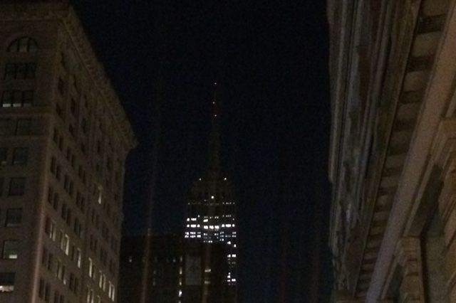 Empire State Building, on Friday, November 13, 2015